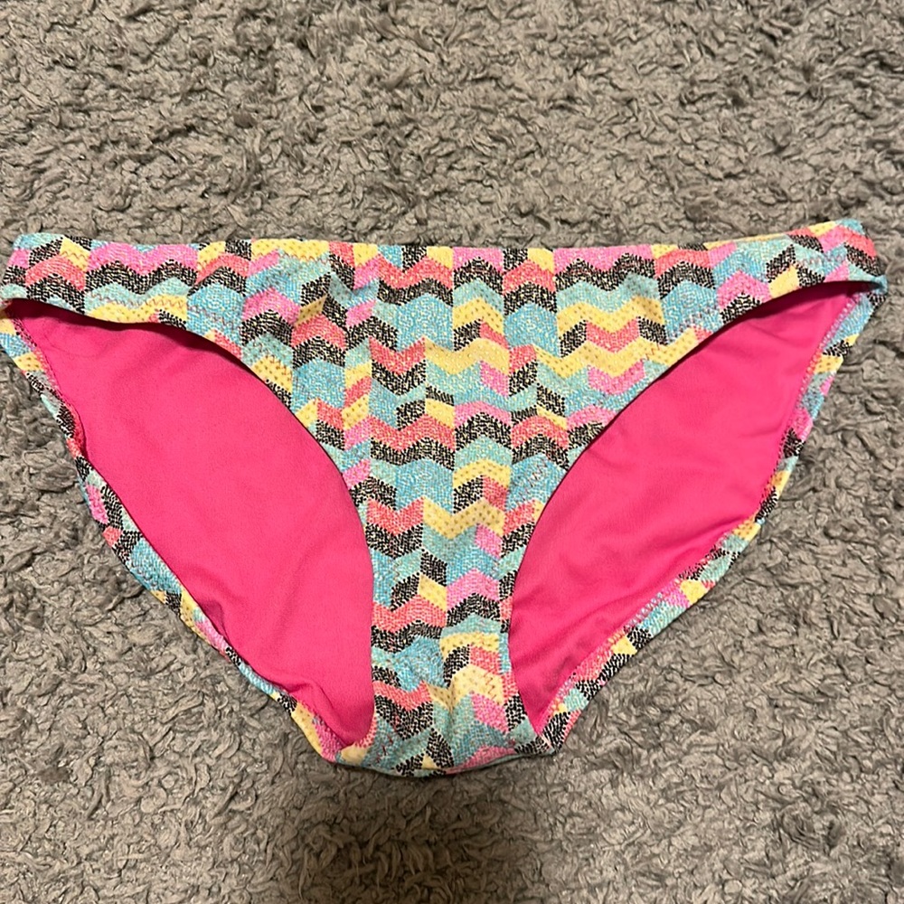 Multicolor zig zag bikini bottom - xhilaration